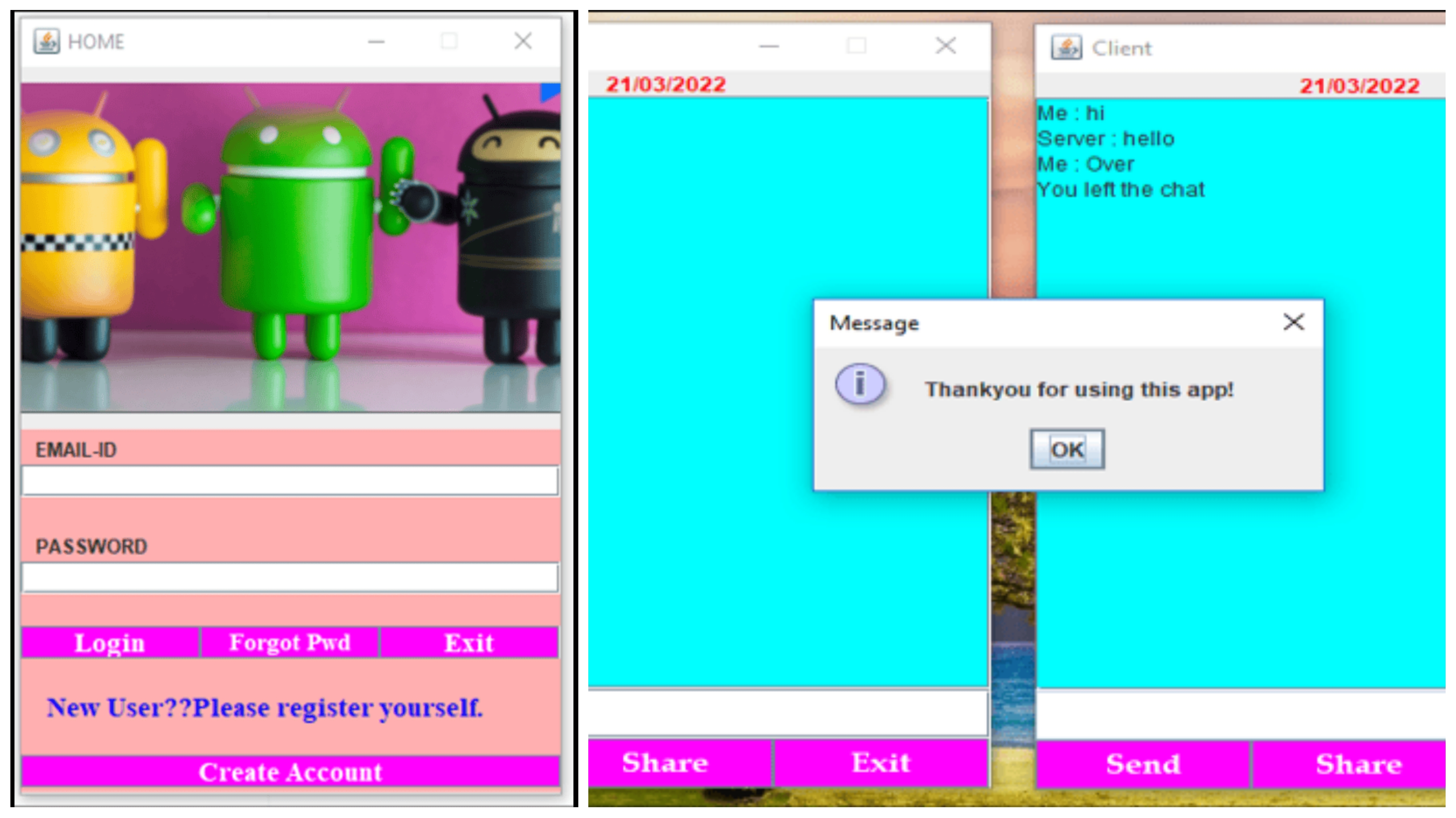 ChatApp project screenshot